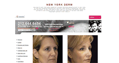 Desktop Screenshot of newyorkderm.org